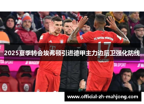 2025夏季转会埃弗顿引进德甲主力边后卫强化防线